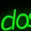 "Закрыто" Слово знак магазин ресторан бар подарок магазин двери украшения доска светодиодный неоновый свет 12 v супер яркий