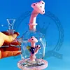 glass hookah bong recycler dab rig oil water pipe fab egg heady glass bubbler with 14.4mm bowl
