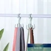 Creative rotating four-claw hook multifunctional wardrobe bag storage hook nail-free plastic tie hanger