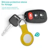 With Key Ring Soft Silicone Protective Case For Airtag Locator Tracker Case