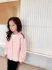 Enfants filles cardigan hiver vaby bouton tricot chandails manteau enfants 039s rose pull cardigans Clothes1850541