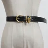 Cinture Cintura in vera pelle Cintura femminile in maglione coreano Accessori Cintura con fibbia regolabile
