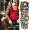 3D Sexy Tatoo Temporary Tattoos Waterproof Sticker For Man Body Art Full Arm Exquisite Pattern Tattoos Large Size