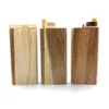 Nuevo One Hitter Dugout Pipe Kit Hecho a mano Madera Dugout con Digger Aluminio One hitter Bat Filtros de cigarrillos Pipas para fumar DHB342