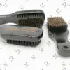 MOQ 50 pièces LOGO personnalisé gratuit hommes brosse manche en bois peigne à barbe avec poils de sanglier brosses à cheveux pour le visage pour Gentlement