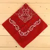 Fashion designer 12PCS cotton handkerchief head towel INS Style napkins for cloth napkin Outdoor sports hip-hop square scarves customized