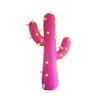 Customized Inflatable Cactus Plant Model 3m Height Pink Blow Up Cereus Replica Balloon For Garden Party Decoration248m
