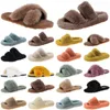 Moda Mulheres Luxo Slides Chinelos Womens Confortável Loafer Preto Slipper Slipper Flat Flip Flip 35-40 Color31
