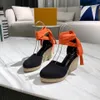 Catwalk Style Luxury Sandals Women Top Quality Designer Heels Womens Fisherman Skor med lådor Storlek 34-42 xx-0376