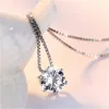 Chokers Simple Crystal Zircon Chocker Necklace For Women Fashion Clavicle Chain Pendant Wedding Jewelry Collier Femme Gift Heal22