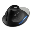 الألعاب اللاسلكية ماوس عمودي الفأر 6 مفاتيح الفئران البصرية 2.4 جيجا هرتز مع 3 قابل للتعديل DPI لجهاز الكمبيوتر المحمول الكمبيوتر المحمول