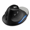 Souris de jeu sans fil souris verticale 6 touches souris optique 2.4GHz avec 3 DPI réglables pour ordinateur portable