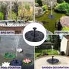 Kit di irrigazione per stagno da giardino con pompa galleggiante per fontana d'acqua ad energia solare per esterni per decorazioni da giardino