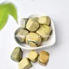 500g Natural Yellow Mica Crystal Tumbled Polished Stones Gifts 15-30mm Irregular Gems for Plants Cacti & Succulents Bedding, Vase Filler, Landscape Bottom Decoration