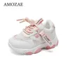 Summer Kids Sneakers Mesh Casual Shoes Boys Flats Leather Soft Light Children's Sports Baby For Girls Toddler 211022