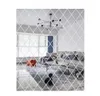 Diamond Pattern Seter Sala de estar Decor 3D Espelho adesivos de parede de decoração em casa Acessório Diy Y200102 WYKVJ 3VTDR5664987