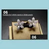 Sieradeninstellingen DIY Parel Oorbellen Setting Zirkoon Solid 925 Sier Earring Eardrop Montage Earings Leeg Gift voor FMale 14 DROP LEVERING 202