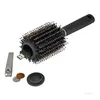 Caixa de Armazenamento Secreto Cabelos Escova Preto Stash Seguro Desfrução Segurança Segurança Hairbrush HairBrush Oculto Recipiente Recipiente Roller Pente Housekeeping T2I52253