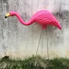 Decorações de jardim Vário ornamento de grama rosa flamingo transe para natureza animais de plástico decoração de casamento