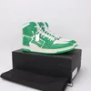 Skel-top sneakers 2021 luxe designer mannen lente schoenen lederen botten applique upper Eva voetbed Low-top hoog-top sportschoen modieuze topkwaliteit maat 38-45