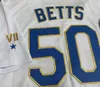 New Custom S-4XL 50 Mookie Betts Jersey 17 Shohei Ohtani 18 Yoshinobu Yamamoto Freddie Freeman Baseball Dodgers Clayton Kershaw James Outman Urias Men Women Youth