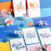 Biglietti d'auguri Simpatico puzzle Decorazione Carta regalo Animale del fumetto Benedizione fatta a mano Compleanno con busta Cartolina