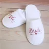 Cadeaux de fête de mariage Brides personnalisées Bridesmaid Slippers de mariage Douche nuptiale Douche Maid Honneur Bachelorette Favors Decoration5725765