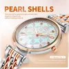 Shengke Märke Luxury Armband Women Watch Rosegold Armbandsur Gift för Original Design Reloj Mujer 210616