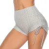 Tryck upp kvinnor sommar träning shorts casual stil mini sexig feminino andas smala multi färger 210520