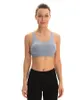 Mesh patchwork sport beha top voor vrouwen fitness hoge steun push-up dames yoga brassier dubbele schouderriem meisje actieve slijtage L-22