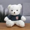 30cm 귀여운 다채로운 나비 넥타이 곰 인형 플러시 장난감 곰 어린이 생일 선물 베개 홈 거실 침실