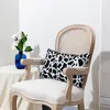 Designer carré zèbre léopard décoratif S Designers coussin mode cheval oreiller décor à la maison