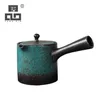 Tangpin Ceramic Kyusu чайник зеленый традиционный китайский чайный бак 200 мл 210724