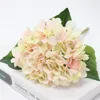 35 cm fleurs artificielles soie hortensia mariage mariée Bouquet maison année décoration accessoires pour Vase fleur Arrangement décoratif Wreat