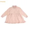 Toddler Girl Autumn Dress Winter Sweater Casual Clothes Ruffles Casual New Baby Girls Clothes little girls Warm dresses 2-7Y G1026