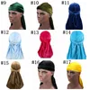 Garden Fashion Raso da uomo Durags Bandana Turbante Parrucche Uomo Silky Durag Copricapo Fascia Cappello da pirata Accessori per capelli ZZE5567