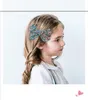 2021 Baby Girls Hair Bows Söt Floral Barrettes Kids Hairpins Headband Headwear Mode Accessoarer 12 Design Valfritt