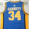 Nikivip Mens High School 34 Kevin Garnett Jersey Team Farragut Basketball Jerseys Uniform Breathable Sitcherts S-XXL