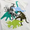 Saut mètres arrivée été dinosaures imprimer mignon coton garçons filles t-shirts vente bébé vêtements hauts 210529