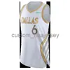 Mens Dames Jeugd Kristaps Porzingis # 6 2021 Jersey Stitched Custom Name Any Number Basketball Jerseys