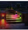 7 Colors Outdoor Solar Wall Light Up and Down Illuminating Lamp Waterproof LED Garden Decorative Lights For Fence