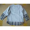 Pojkar T-shirts Barns tröja Fashion Boy Kläder Blusar Kids T Shirt Grå Mode Jersey 210413