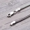 KJJEAXCMY 925 sterling silver Korean jewelry necklace 1.6mm foxtail snake bone men and women accessories chain