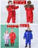 Orangemom Russia Inverno Set di abbigliamento per bambini Abbigliamento per ragazze Capodanno Ragazzi Parka Giacche per bambini Coat Down Snowsuit 2-6Year 211203
