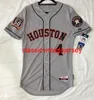 Erkekler Kids George Springer Serin Base Jersey Nakış Yeni Beyzbol Formaları XS-6XL