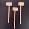 Mini Ahşap Çekiçler Çok Amaçlı Doğal Ahşap Çekiç Çocuklar için Eğitim Öğrenme Oyuncaklar Yengeç Istakoz Mallets Pounding Gavel FWF393