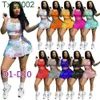 Women Tracksuits Two Pieces Set Deisgner Outfits Slim Sexy Digital Pattern Printed Sports Suits Vest Skirt Ladies Sportwear 38 Colours