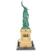 Wange 5227 Architecture series the Statue of Liberty Model Building Blocks set classic MOC streetview Toys for children X0503