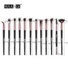 Maange Pro Maquiagem Escova Definir 12 PCS Eye Sombra Misturando Eyeliner Eyelash Sobrancelha Cosmética Make Up Brushes Kit