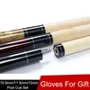 Biljard pool cue lönnaxlar 10511513mm tips center gemensamma ledtrådar stick med svart fodral set China 20217317629